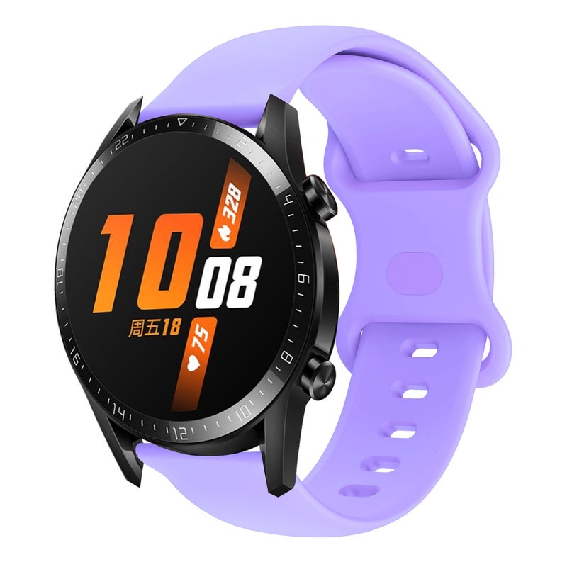 For Huawei Gt2/Gt3 Pro Butterfly Buckle Strap Huawei Magic 20/22Mm 88 Buckle Silicone Strap - Image 1
