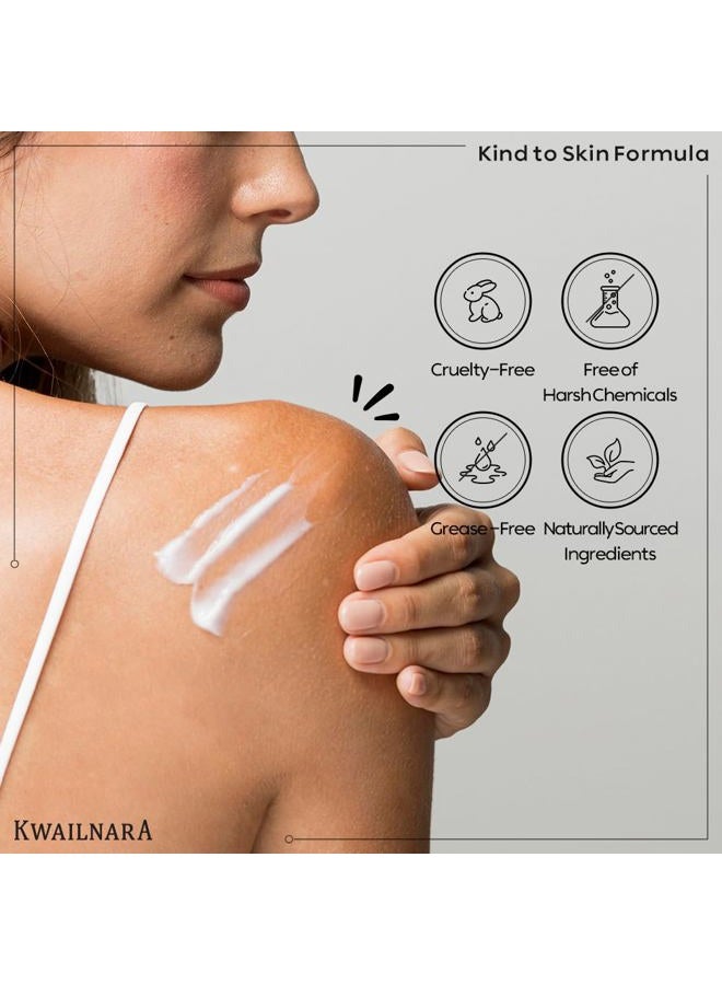 Kwailnara لوشن الجسم بالحليب WELCOS KWAILNARA 560 جرام / 19.75 أونصة (حليب الفراولة) - Image 5