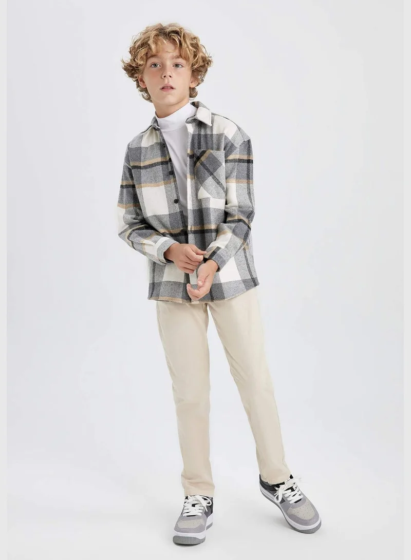 DeFacto Relaxed Fit Stretch Trousers