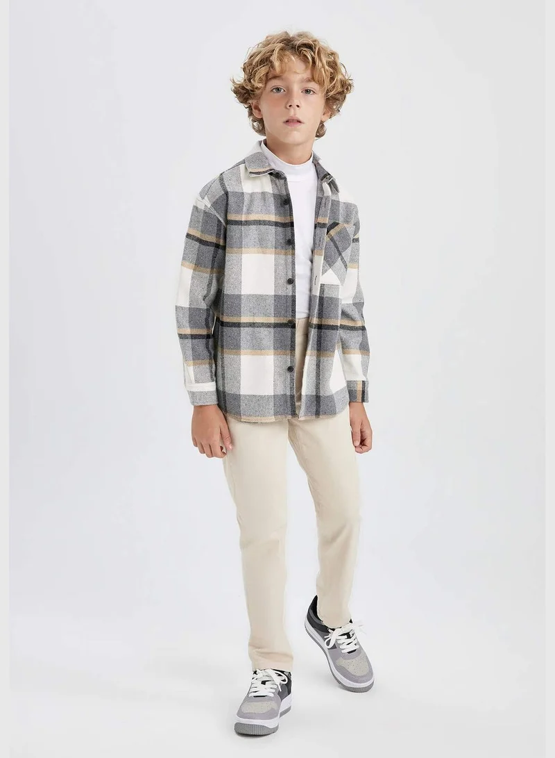 DeFacto Relaxed Fit Stretch Trousers