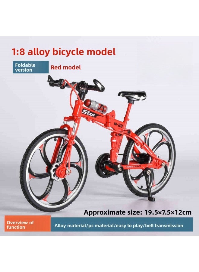 Cross-border Alloy Simulation 28 Bar Mini Road Bike Model Mountain Bike Ornaments Racing Bike Gifts 
