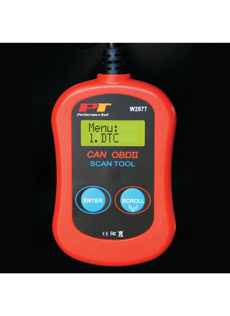 Performance Tool Performance Tool W2977 CAN OBD II Scanner Tool for Check Engine Light & Diagnostics, Direct Scan and Read Out  - Image 5