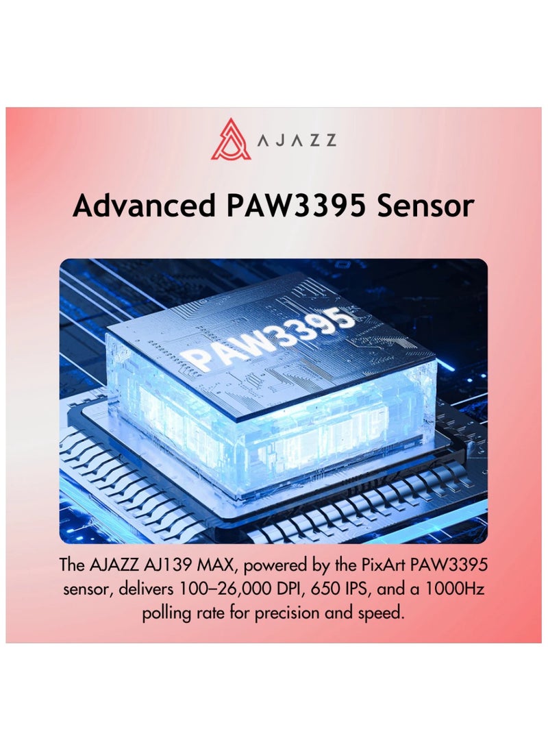 Generic - AJAZZ AJ139 MAX Mouse: Unleash Peak Performance with Advanced Technology and Unmatched Gaming Experience - Image 1