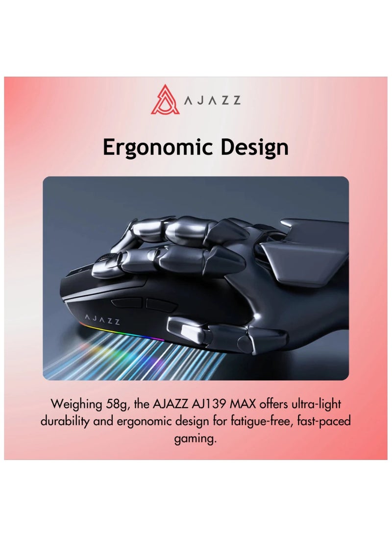 Generic - AJAZZ AJ139 MAX Mouse: Unleash Peak Performance with Advanced Technology and Unmatched Gaming Experience - Image 1