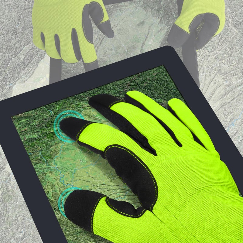 DULFINE 100% Waterproof Winter Work Gloves for Men, High Dexterity Touch Screen for Multipurpose,Excellent Grip (X-Large) - Image 4