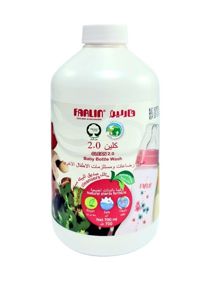 FARLIN Wash And Cleansers Baby Bottle Natural Plants Formula - 700Ml  - Image 1