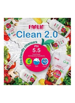 FARLIN Wash And Cleansers Baby Bottle Natural Plants Formula - 700Ml  - Image 2