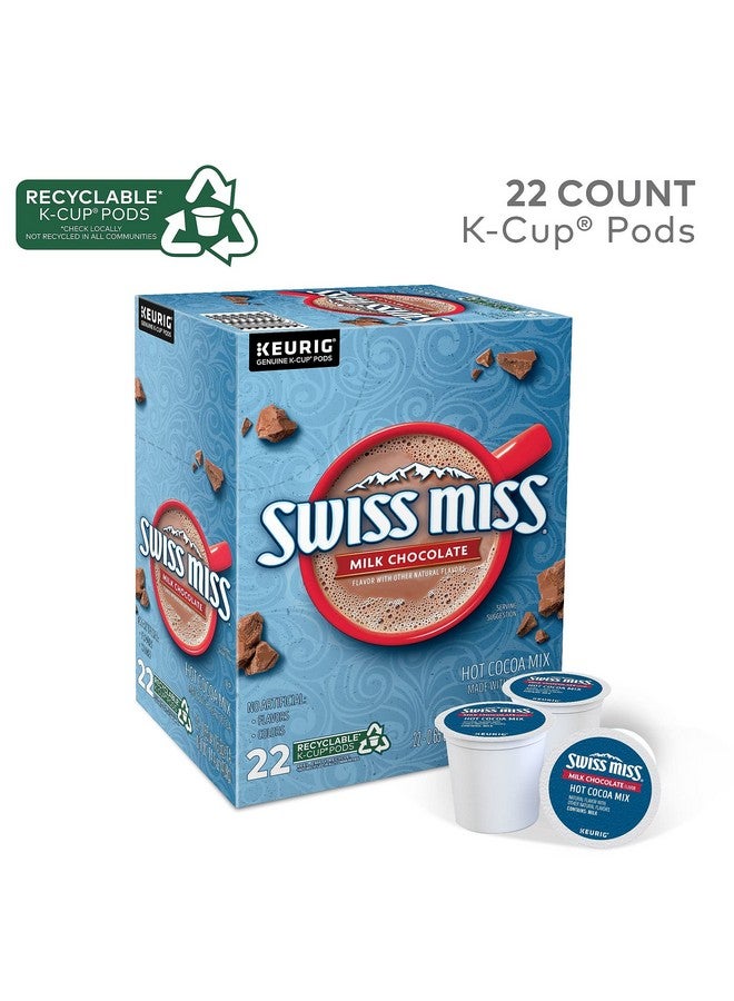 Swiss Miss شوكولاتة ساخنة بالحليب من سويس ميس، كبسولات كيريج K-Cup، 22/علبة (1252) - Image 4