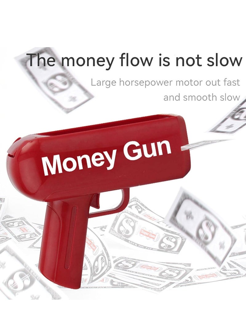 MUMS PLANET Money Shooter Toy, Money Spray Gun for Children & Adults,Make Fake Money Rain at Birthday Party, Wedding, Concert, Movie Props,Gifts for Boys and Girls,200PCS Prop Money Paper - Image 5