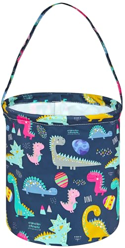 ACMUUNI Easter Egg Basket Easter Bunny Gift Basket Storage Bucket Portability Lightweight with handle - Image 1