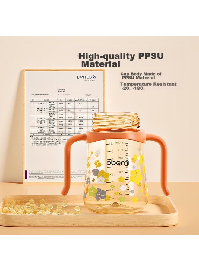 Obenie Oubeini Baby Straw Cup, Children's Training Cup, Infant Straw Bottle, Ppsu Anti-fall, For 6-12 Months And 1 Year And Above - Image 5