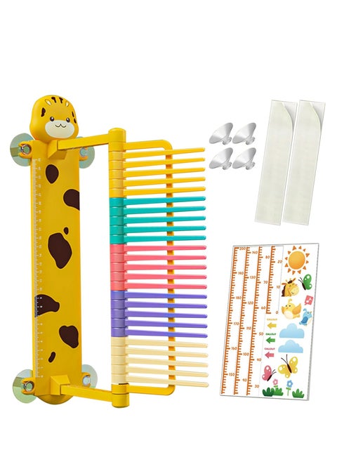 Vertical Jump Measurement Tool for Kids Vertical Jump Tester with Adjustable Height Bouncer and Suction Cup Kids Training Jump Measuring Device for Kids
