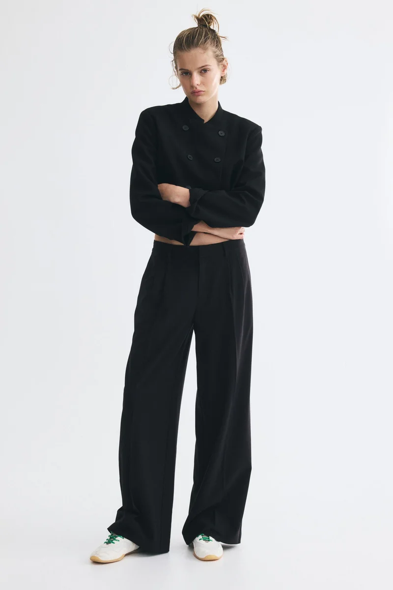 H&M Wide tailored trousers