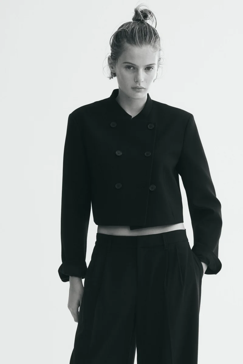 H&M Wide tailored trousers