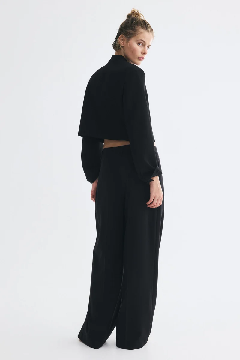 H&M  Wide tailored trousers for Women | Best Price UAE