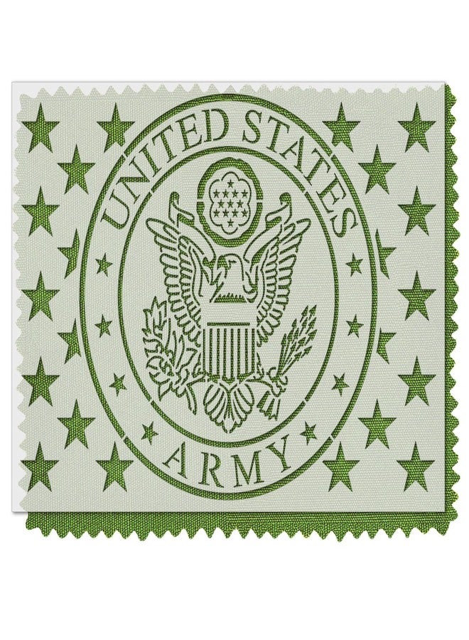 Stencil Stop US Army Logo with Stars Stencil - Reusable for DIY Projects, Painting, Drawing, Crafts - 14 Mil Mylar Plastic (6 x 4.13 inches) - Image 1