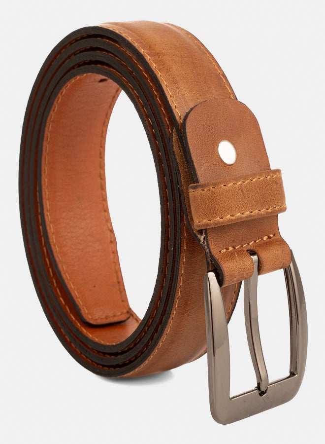 Premoda Men Belt Camel - Image 2