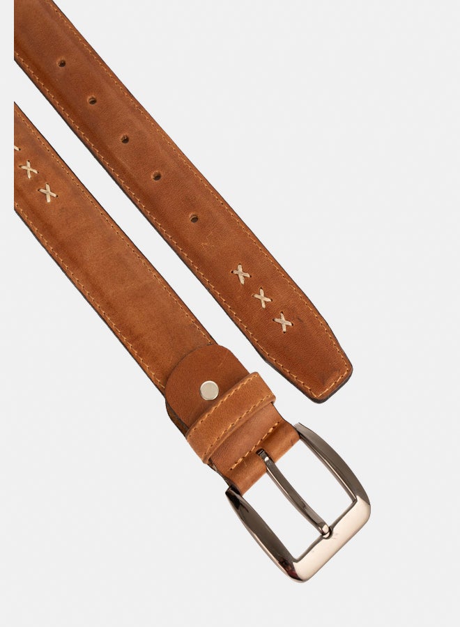Premoda Men Belt Camel - Image 3