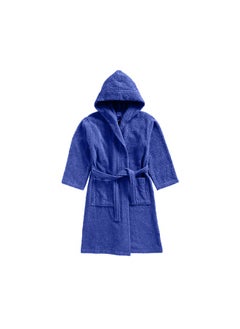 BYFT Daffodil (Navy Blue) Premium 10 yr Kids Hooded Bathrobe 100% Terry Cotton, Highly Absorbent and Quick dry, Hotel and Spa Quality Bathrobe for Boy and Girl-400 Gsm  - Image 5