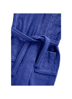 BYFT Daffodil (Navy Blue) Premium 10 yr Kids Hooded Bathrobe 100% Terry Cotton, Highly Absorbent and Quick dry, Hotel and Spa Quality Bathrobe for Boy and Girl-400 Gsm  - Image 3