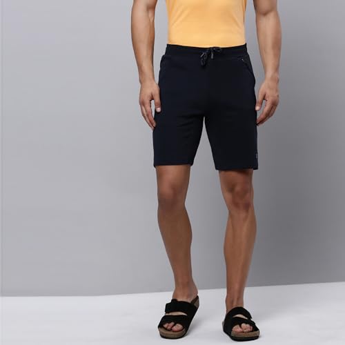 sporto Men's Wow Cotton Rich Bermuda Shorts|Navy - Image 2