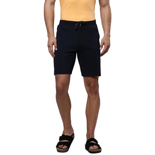 sporto Men's Wow Cotton Rich Bermuda Shorts|Navy - Image 1