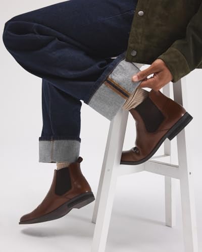 ALDO Men's Collen Chelsea Boot, Cognac, 10 - Image 4