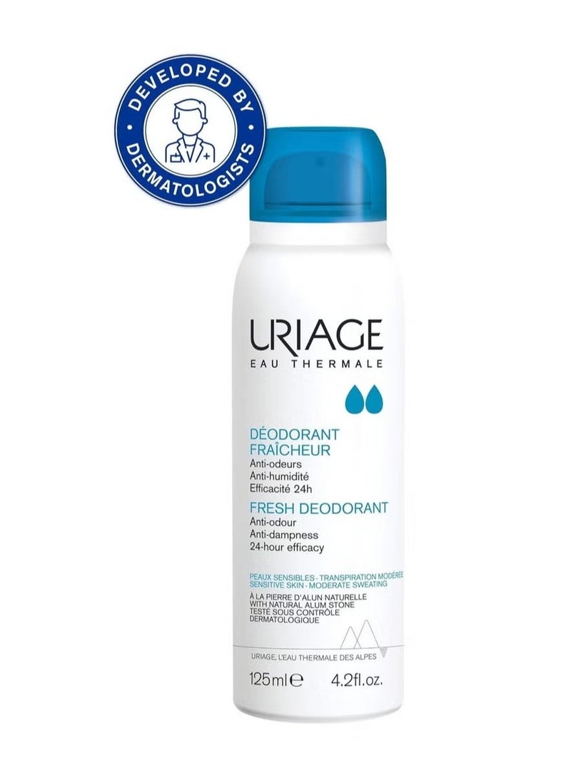 Uriage Deodorant Fresh Deodorant Spray 125ml (Pack of 3) - Image 2