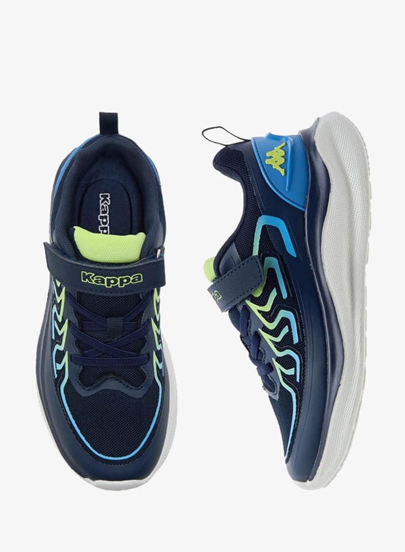 Kappa Boys' Printed Sports Shoes With Hook And Loop Closure - Image 3