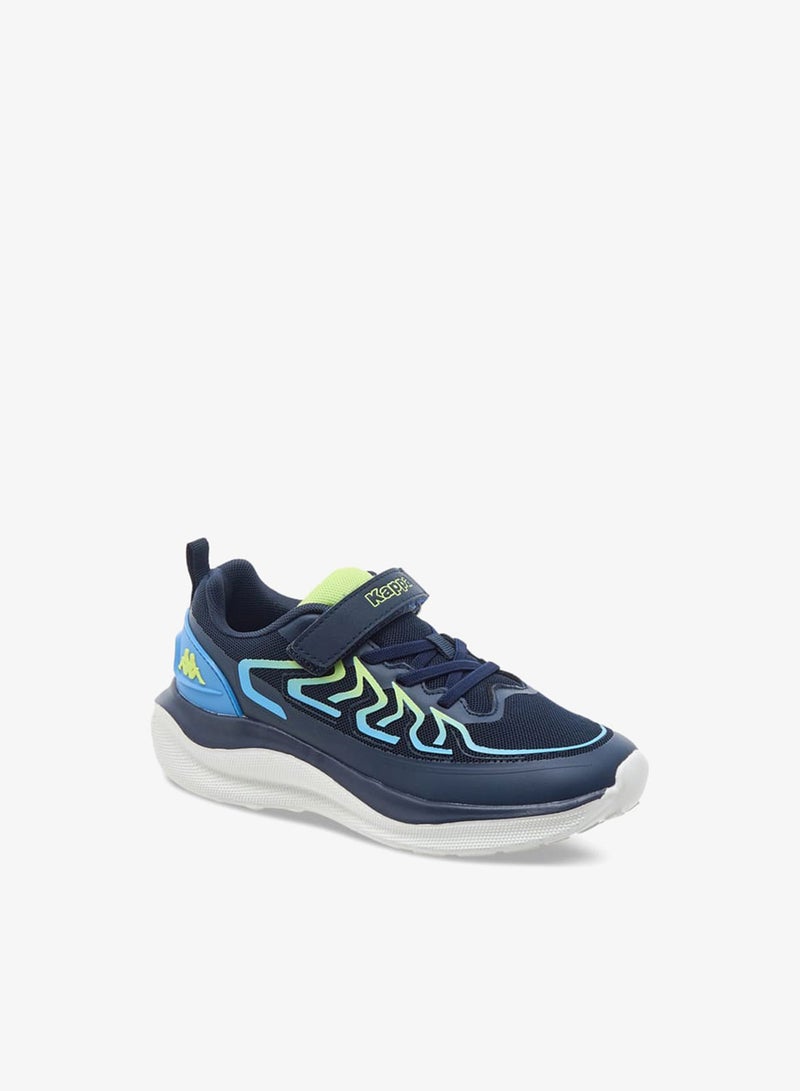 Kappa Boys' Printed Sports Shoes With Hook And Loop Closure - Image 2