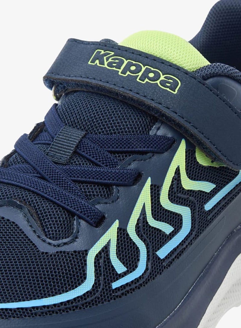 Kappa Boys' Printed Sports Shoes With Hook And Loop Closure - Image 4