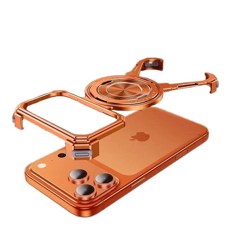 غطاء MagSafe | حماية من السقوط | مقاوم للصدمات لـ iPhone 16 / 16 Plus / 16 Pro / 16 Pro Max | Original Color Aluminum Alloy - Image 4