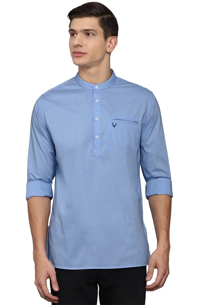 Allen Solly Kurta Shirt Light Blue - Image 1