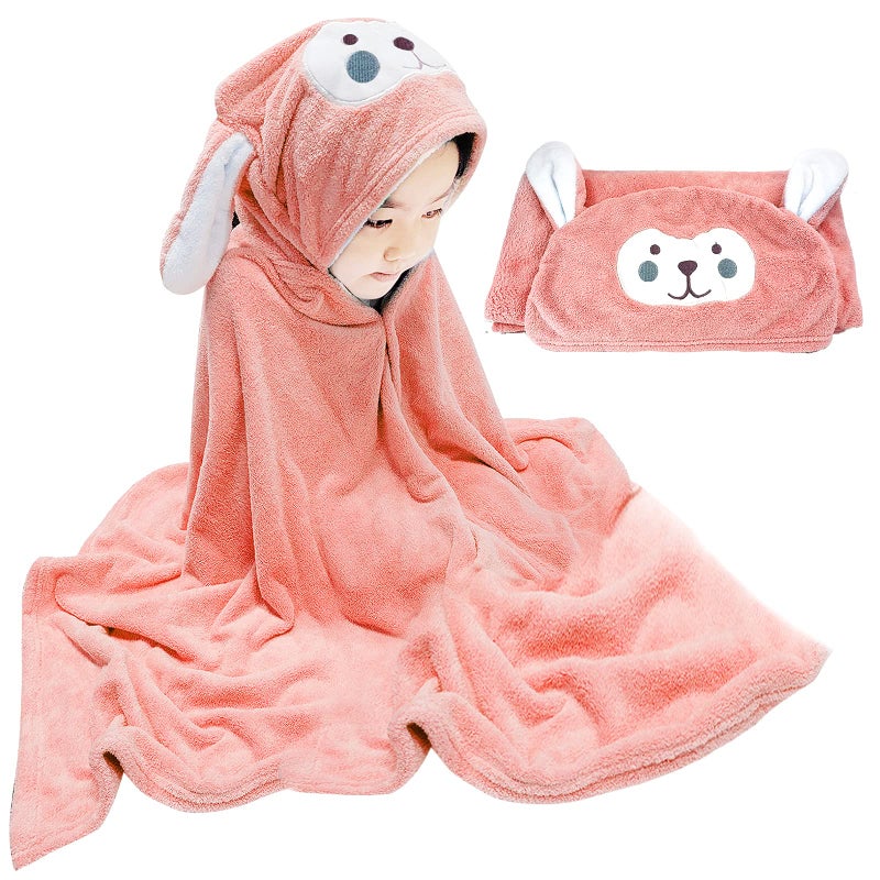 Visen Premium Hooded Towel for Kids2855 INCH Large Size Kids Bath TowelUltra Soft Hooded Towel Wrap for Boys Girls