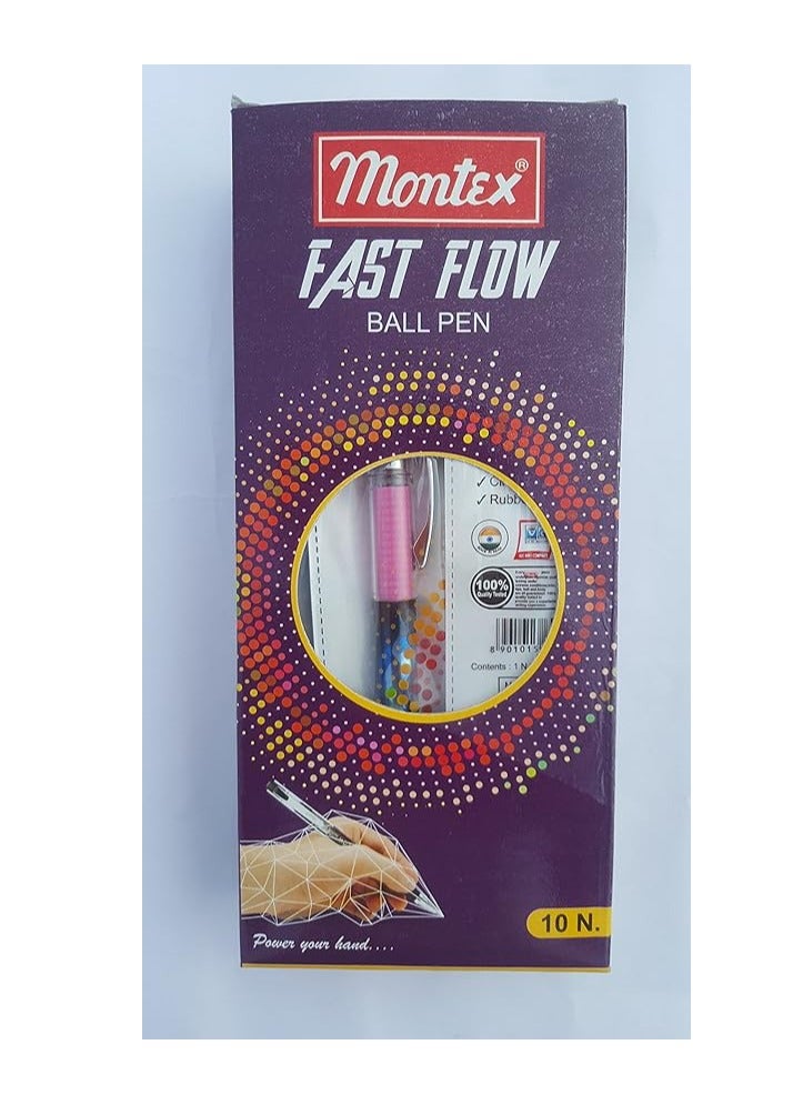 Montex Elite Retractable Ball Pen 10-Pieces - Image 1