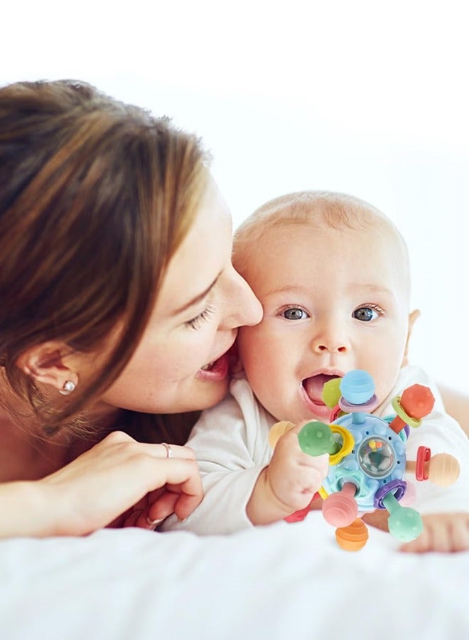 Baby  Sensory Toys for 0-6 6-12 Months, Food Grade Teething Toys for Babies 0 3 6 9 12 18 Months, Newborn Infant Learning Developmental Toys Gifts for 1 2 Year Old Boys Girls - Image 2