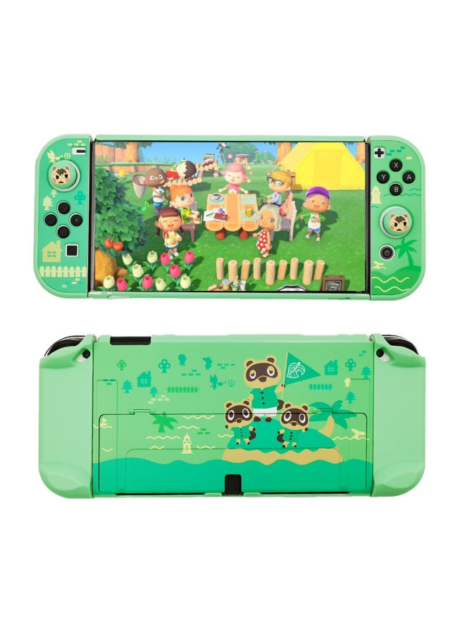 Nintendo Switch OLED Protective Shell Theme Spray Color Shell Switcholed Full Covering Protective Shell Accessories-Product Color:OLED Moving Shell - Image 4