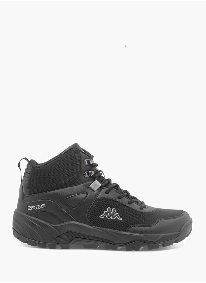 Kappa Mens Logo Detail Boots with Lace-Up Closure  - Image 1