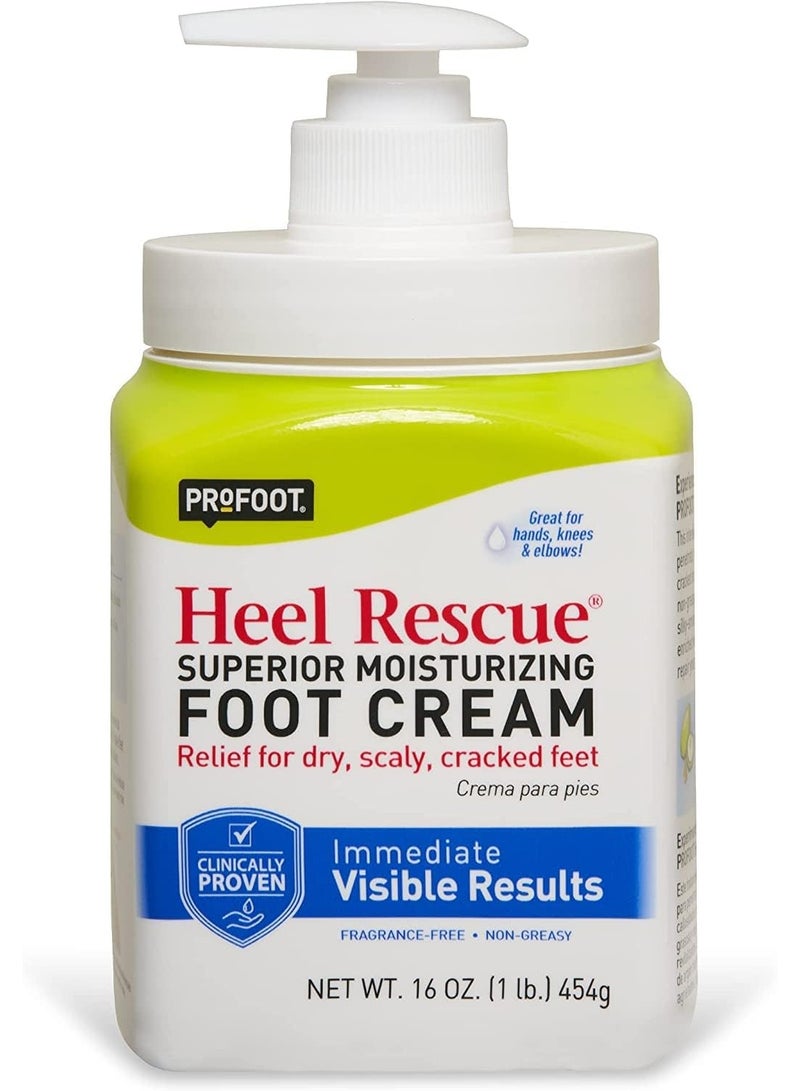 Profoot Care Heel Rescue Superior Moisturizing Foot Cream 16 oz, 454g