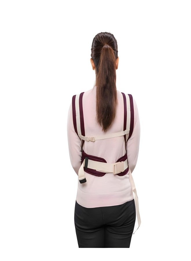 Laee cute Baby Carrier 4 in 1/Carry Bag/Cuddler Kids Facing in and Out Position Baby Carrier (Wine) - Image 5
