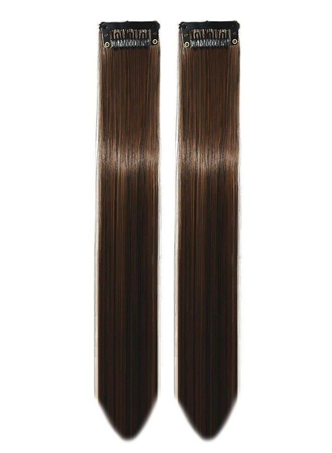 Rapidsflow Coloured Hair Streak/Extensions For Women For Highlighting 2 Pieces - Image 1