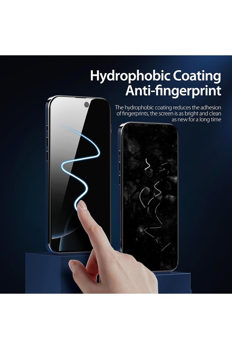 DUX DUCIS Tempered Glass Screen Protector, DUX - DUCIS Compatible with Samsung S24 Ultra , Full Coverage Black Edge Clear Screen Protector (Privacy) - Image 3