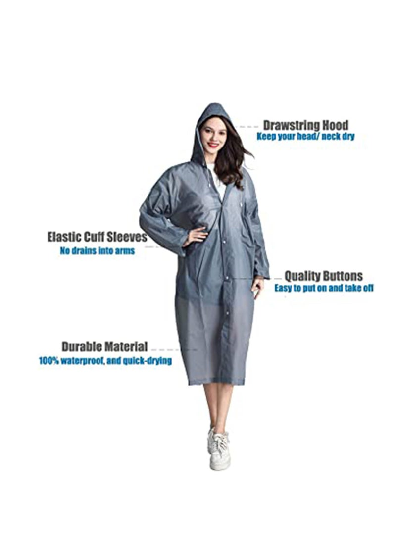 Rain Coats for Adults Reusable 1 piece - Image 3