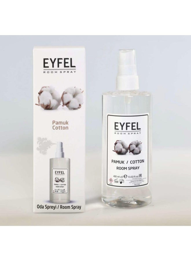 EYFEL Eyfel Cotton Room Spray, 400ml, Fresh Cotton Scent  - Image 1