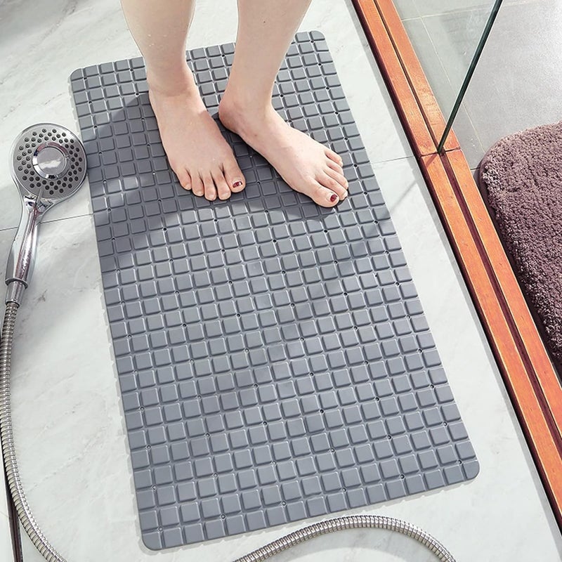 Divik Portable Bathroom Rugs Bath Tub Shower Mat Non Slip Square Shower Mat Organizer for Bathtub for Bathroom Bedroom and Kitchen 1Pcs - Image 1