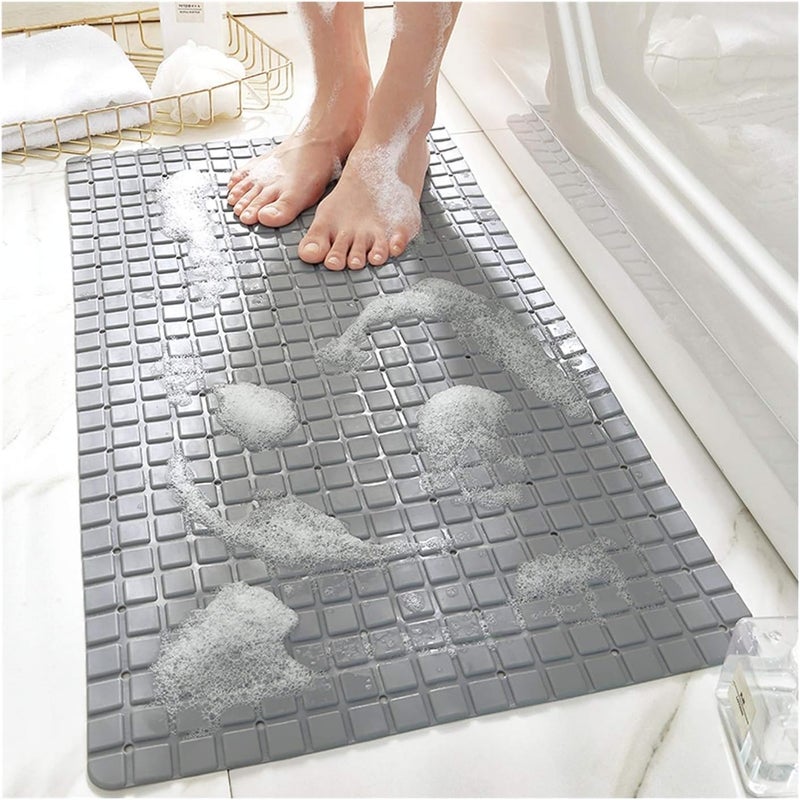 Divik Portable Bathroom Rugs Bath Tub Shower Mat Non Slip Square Shower Mat Organizer for Bathtub for Bathroom Bedroom and Kitchen 1Pcs - Image 5