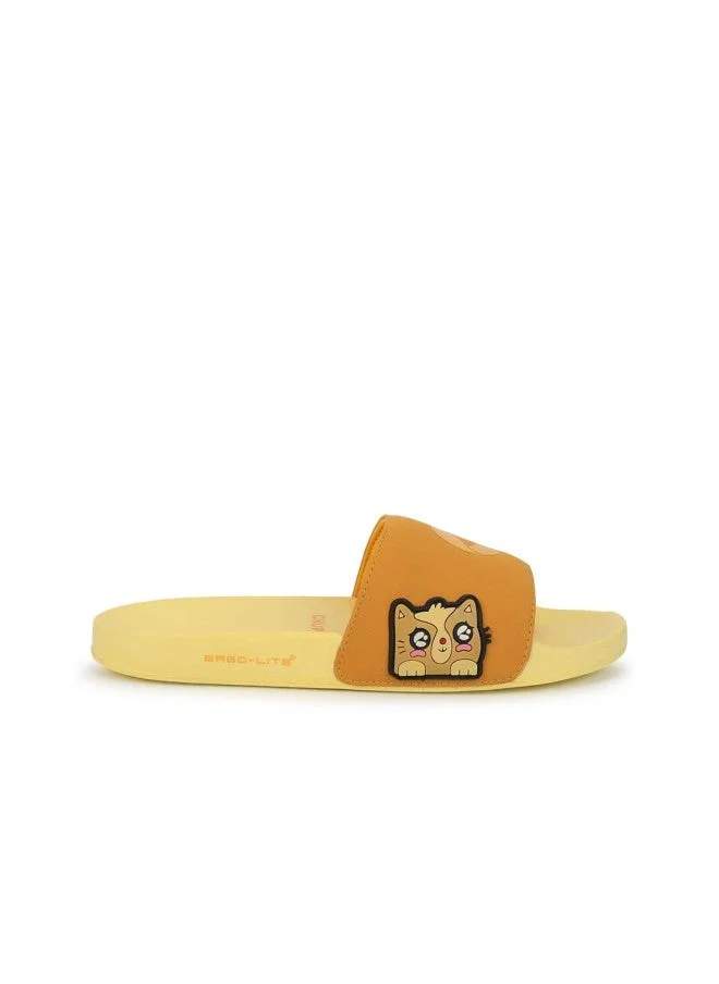 CHUPPS Chupps Yellow Casual Sliders for Women