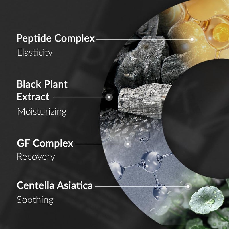 MIZON Black Snail All In One Cream Intensive Korean Skin Care Facial Moisturizing Snail Mucin Extract Travel Size (1.18 fl oz) - Image 4