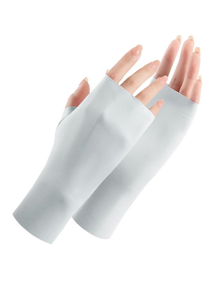 Generic Nail Lamp Gloves, Manicure Gloves, Women's Anti-UV Driving Gloves  - Image 1