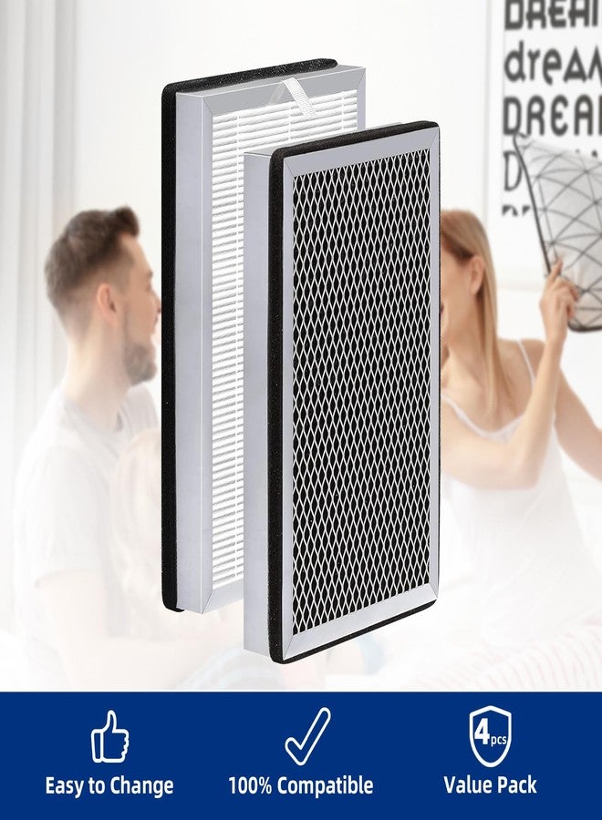 ADDFRESH 25 Air Purifier Replacement Filter: Compatible with MA Series Air Purifier 25 S1/W1/B1, 3 in 1 Pre-filter, Pleated Filter and Activated Carbon Filter, 4 Pack - Image 4